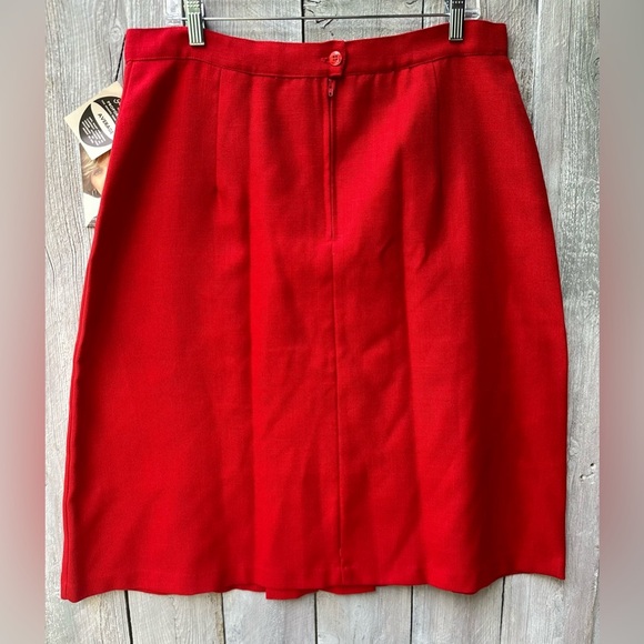 Vintage Florence Henderson The American Collection Dead stock Bright Red Skirt - Picture 2 of 10
